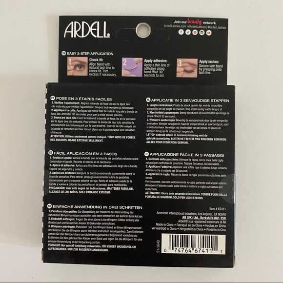NIB ARDELL Faux Mink Lashes Bundle 2 Multipacks - Picture 2 of 3